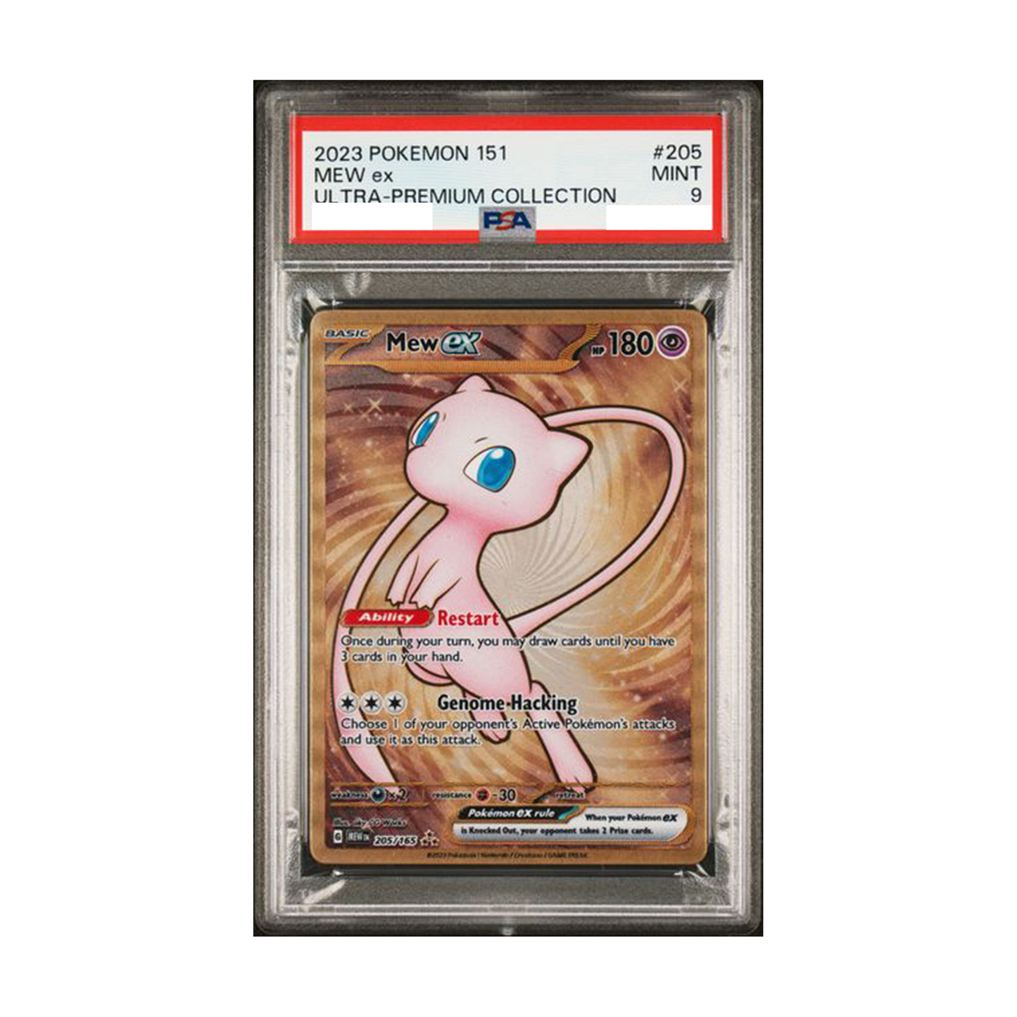 Pokemon Mew ex #205 UPC 151 2023 | PSA 9 | EN
