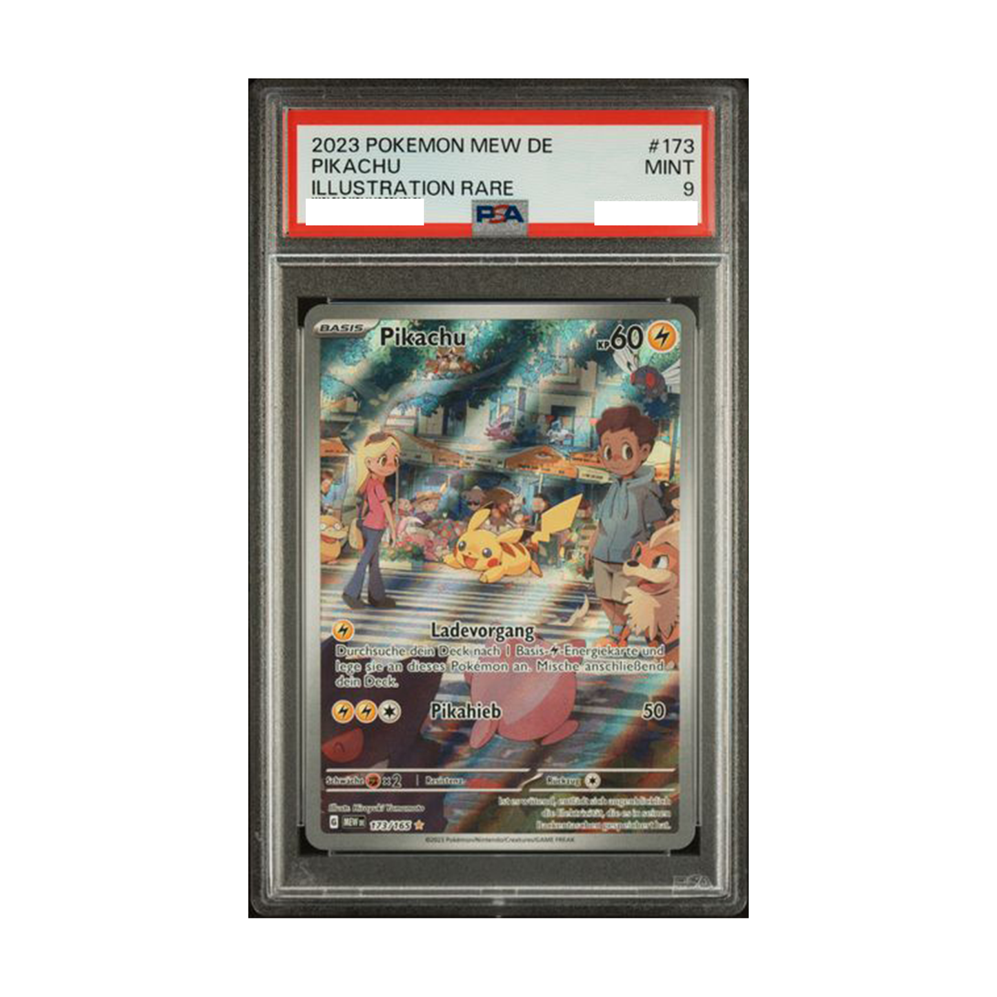 Pokemon Pikachu (MEW 173) | PSA 9 | DE