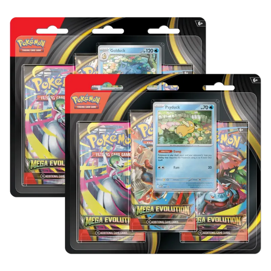 Pokémon TCG: Mega Evolution (ME01) 3-Pack Blister (Englisch)