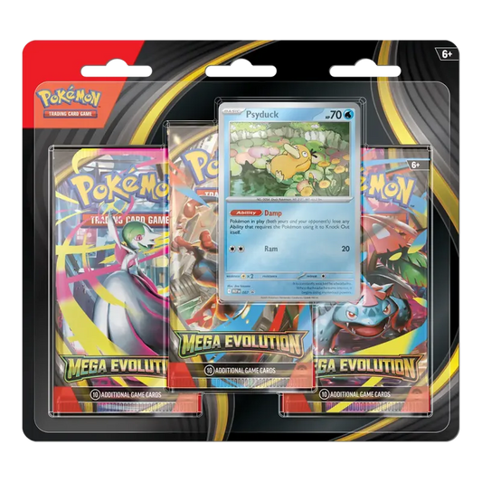 Pokémon TCG: Mega Evolution (ME01) 3-Pack Blister (Englisch)