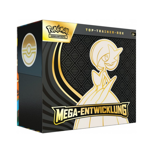 Pokémon TCG: Mega Evolution (KP11) – Top Trainer Box Guardevoir (DE) [Vorbestellung]