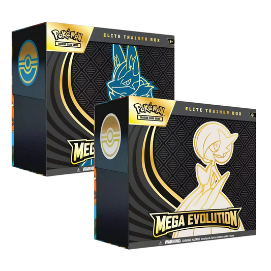Pokémon TCG: Mega Evolution (KP11) – Elite Trainer Box (Englisch) [Vorbestellung] Zufälliges Artwork