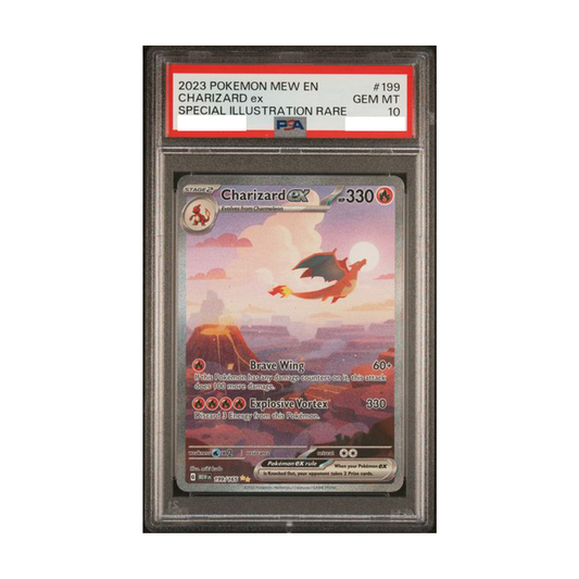 Pokemon Charizard ex (MEW 199) | PSA 10 | EN