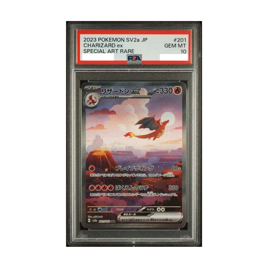 Pokemon Charizard ex (SV2a 201)  | PSA 10 | JP