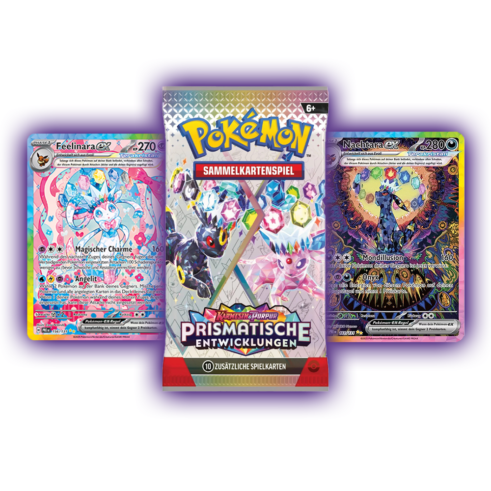 Pokémon TCG: Prismatische Entwicklungen – Booster Pack (DE)